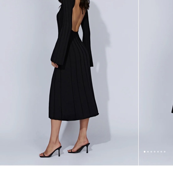 ISO Meshki Juniper Dress in Black - Picture 2 of 3